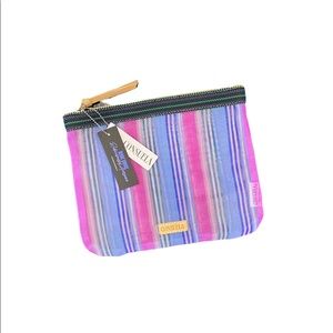 Consuela Slim (Small) Zip Mesh Pouch - Pink, Purple and Lavender - Lisa